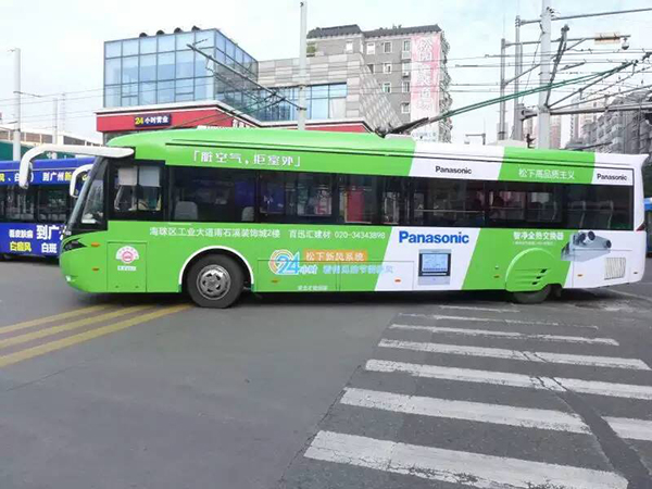 松下電器公交車廣告